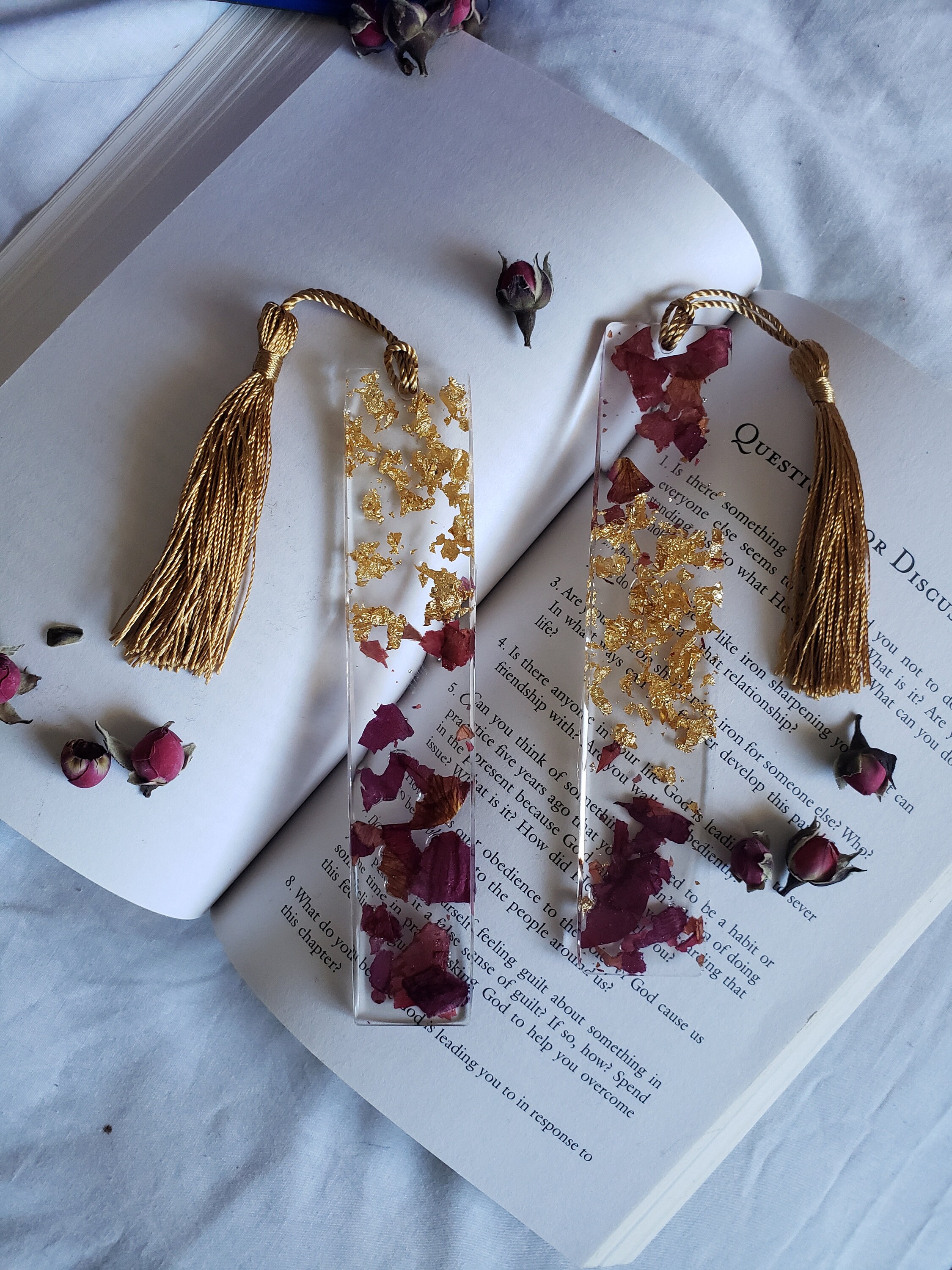 thumbnail image 2 of DELORIGIN 12pcs Tree Of Life Bookmarks - Metal Crystal Gemstone Book Markers For Reading Lovers 2 of 13