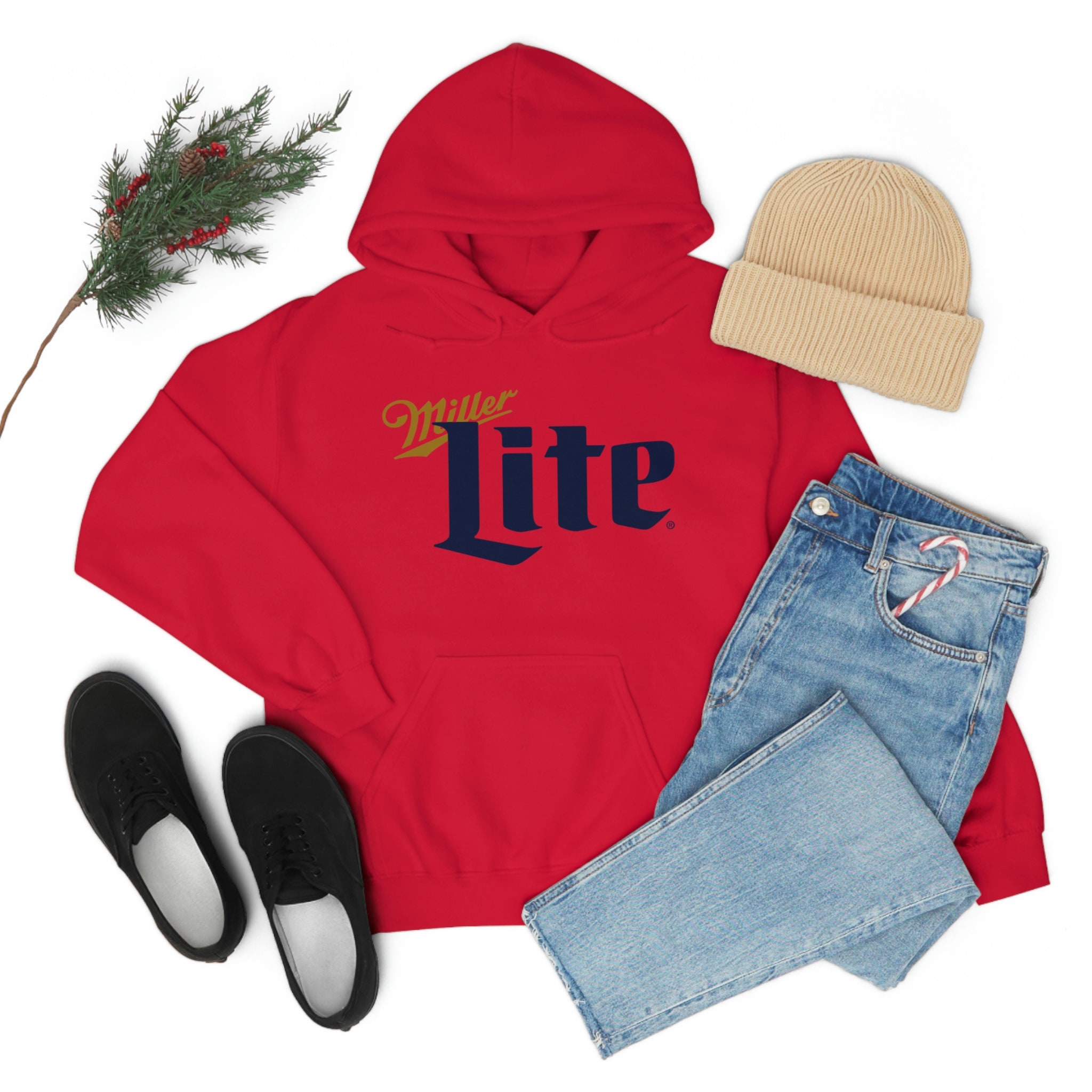 Miller Lite Hooded Sweatshirt Etsy