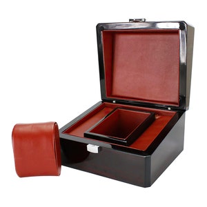 Vintage Singel Watch Box | High-quality Wooden Watch case for one watch | Unique Watch Case | Perfect Gift or Treat!