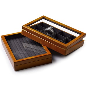 Wooden Jewelry Box crafted from High-quality materials | Jewelry box | Jewelry organizer | Jewelry storage | Perfect gift or treat!