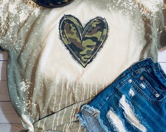 cute womens camo tops