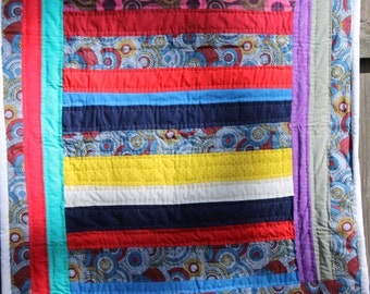 Multi Color String Quilt Wall Hanging