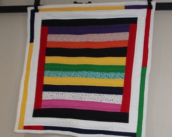 Colorful Scrappy Wall Hanging