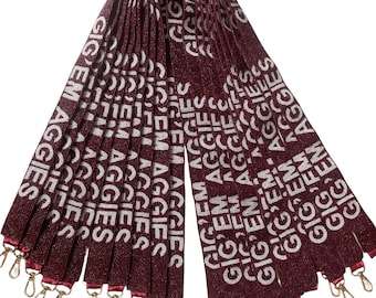 Aggies Texas A&M Bag Strap, Aggies Headband, Aggies Accessories, Purse Strap, Beaded Aggies Crossbody Strap, Gig' Em, Game Day College Strap