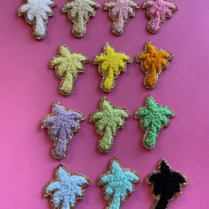 Adhesive Palm Tree Chenille Patch