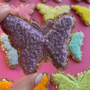 Adhesive Butterfly Patches | Chenille  *SHIPS IMMEDIATELY*