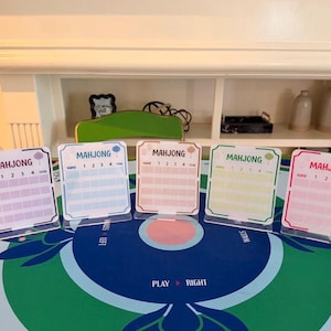 Tableau d'affichage de mahjong effaçable à sec avec support