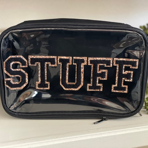 Vinyl Makeup Bag Etsy