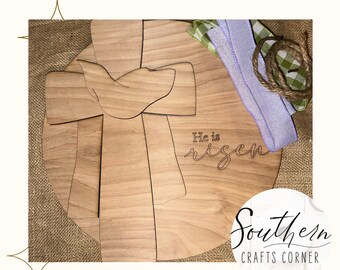 He Is Risen Door Hanger DIY