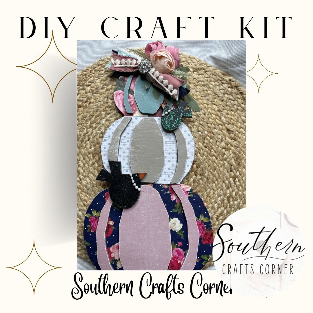Pumpkin Stack DIY Craft Kit - Etsy