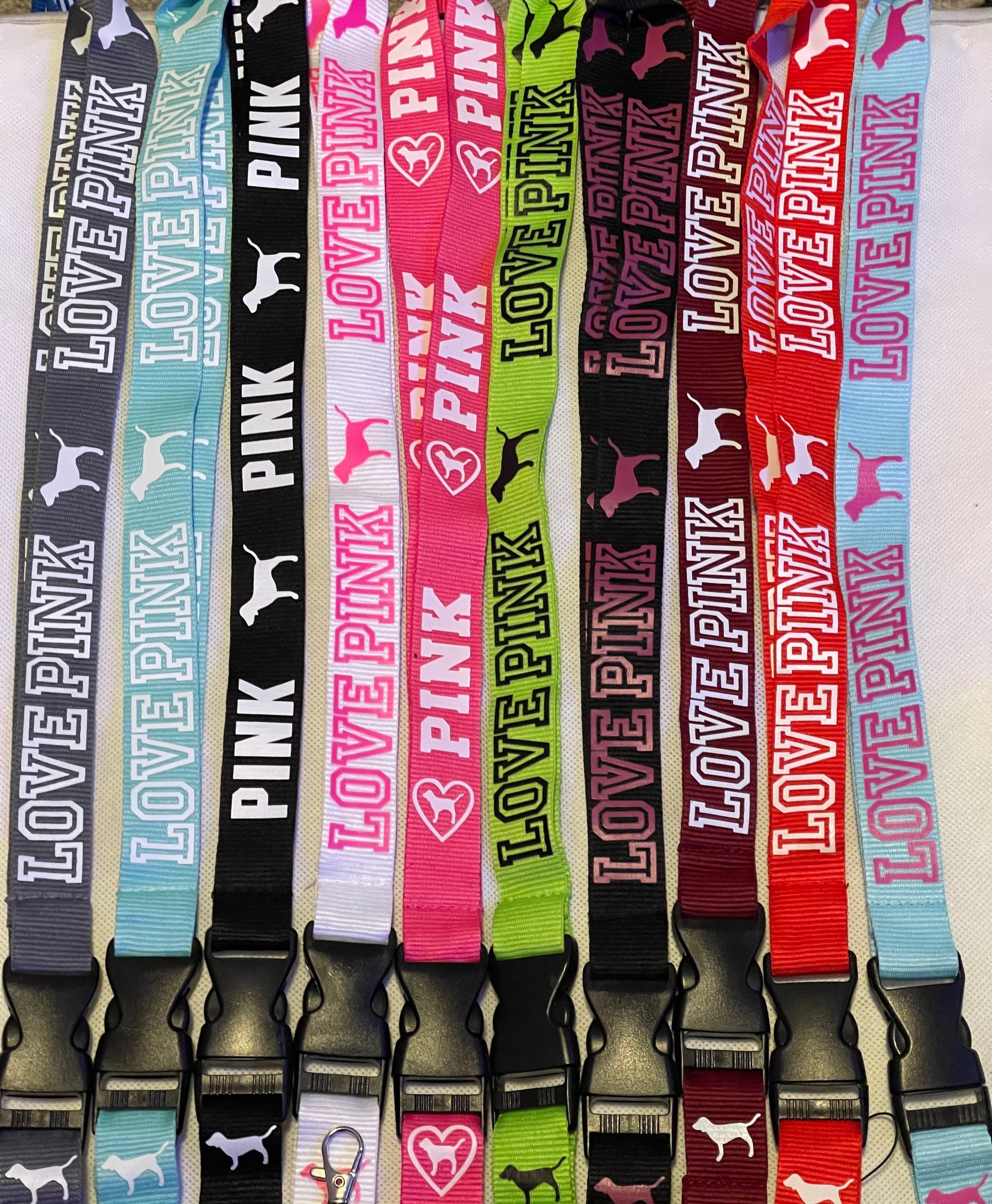 Pink lanyards Etsy
