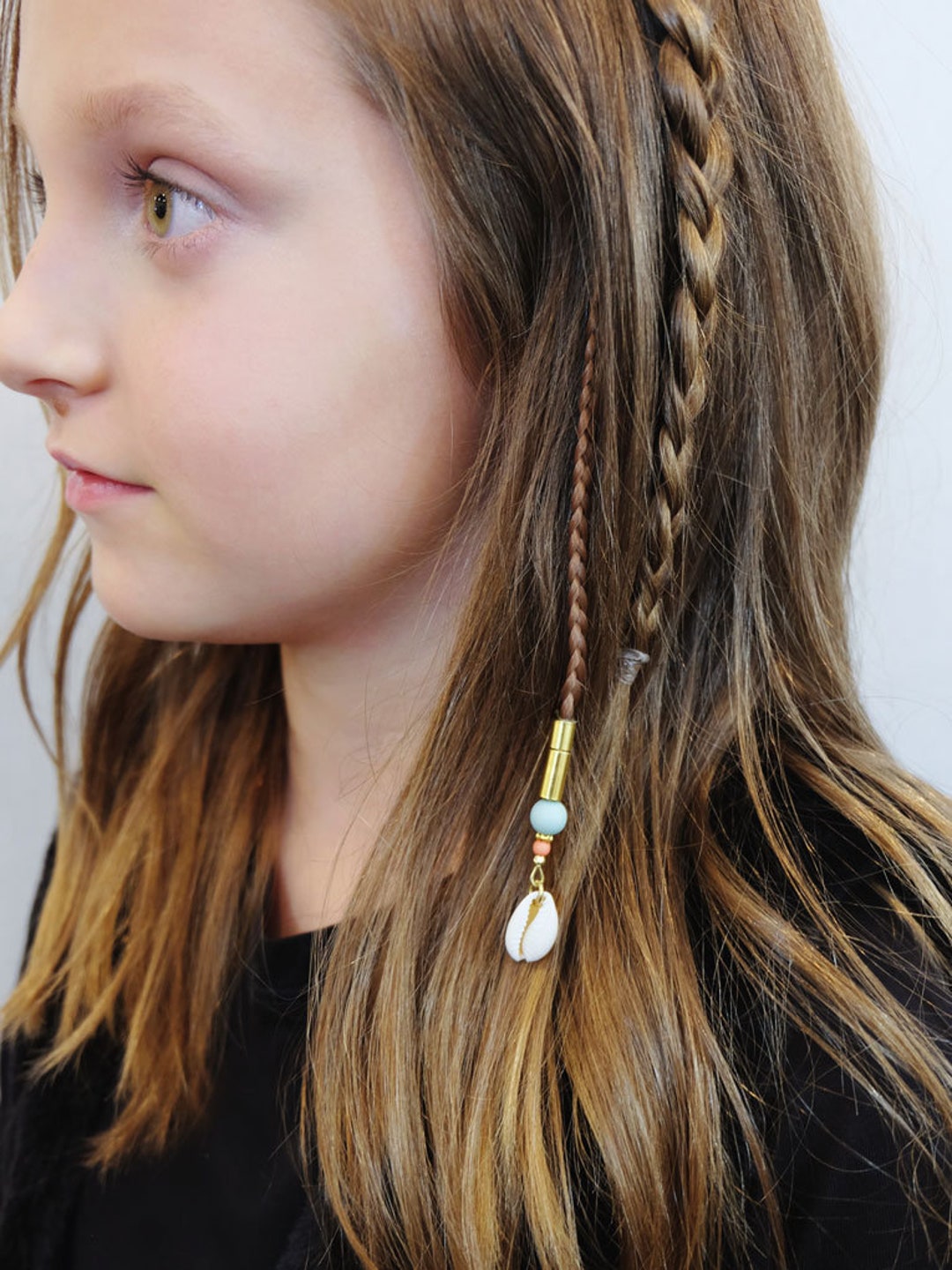 Puka Shell Hair Charm, Boho Festival Hair Accessories - Etsy