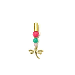 Dragonfly Hair Charm, Interchangeable Hair Jewelry, Hair Clips - (CHARM ONLY)