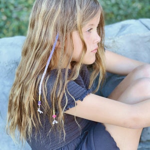 Bohemian Feather Ombre Hair Extension - Clip-In Braid - Interchangeable Hair Jewelry