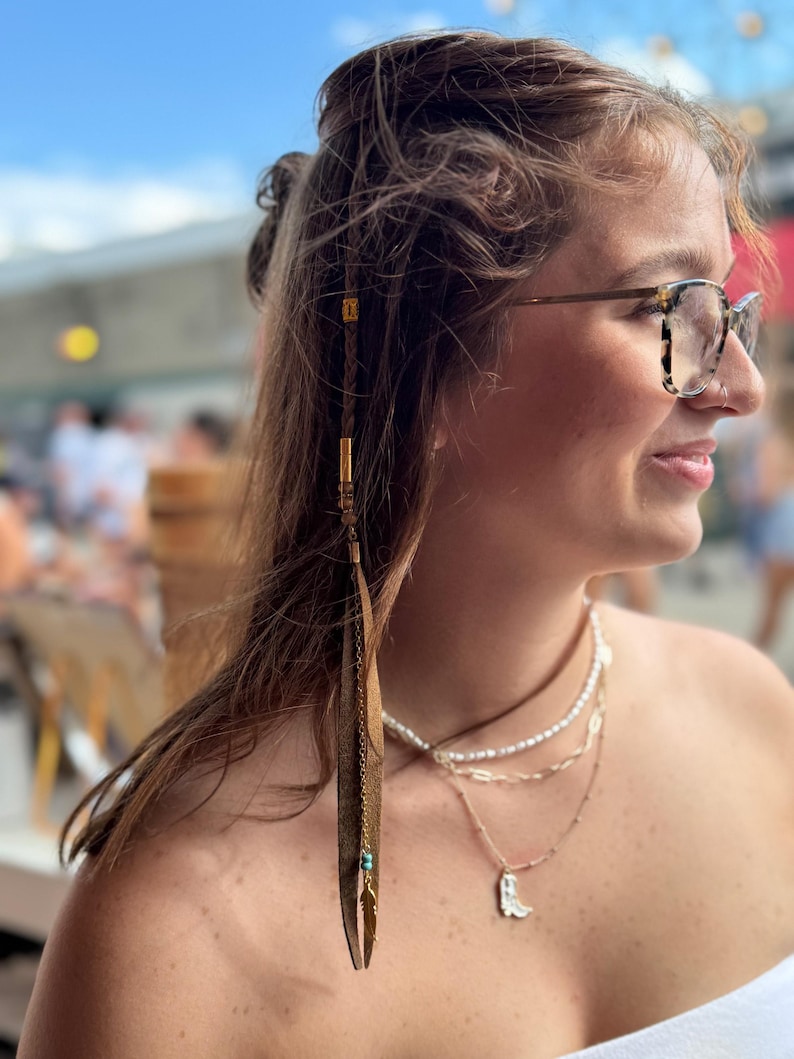 Interchangeable Hair Charm, Festival Feather Hair Jewelry - Etsy