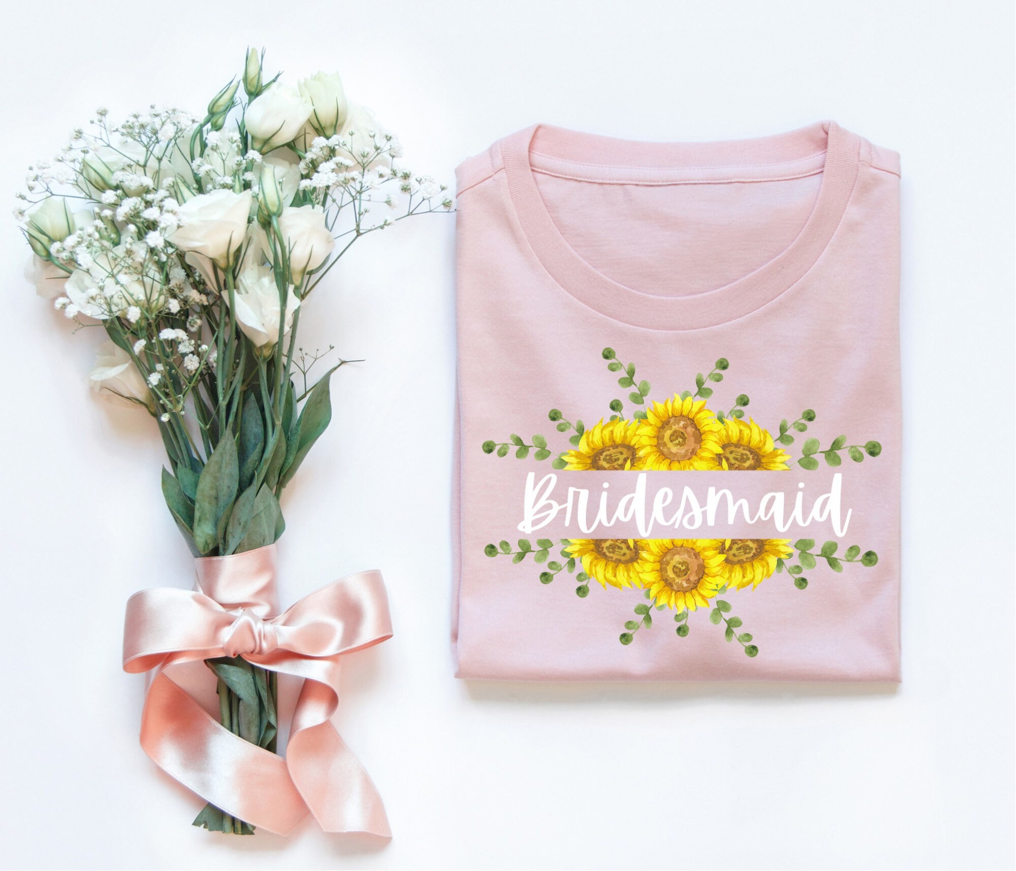 Bridesmaid Shirt Bridesmaid Sunflower 