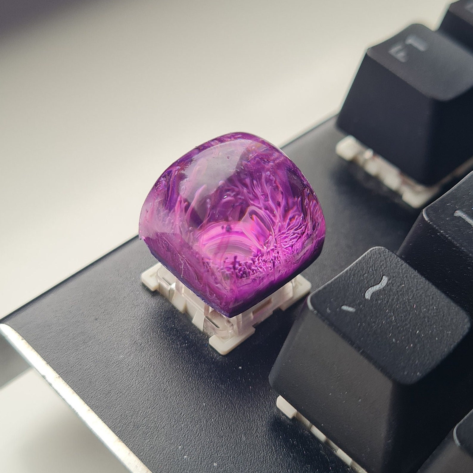 Keycaps of Epoxy Keycaps Custom Keycaps Epoxy Resin Etsy