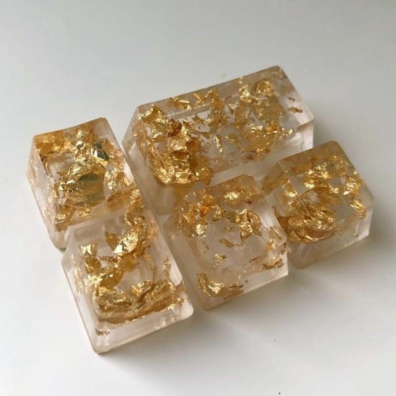 Keycaps of Epoxy Keycaps Custom Keycaps Epoxy Resin Etsy