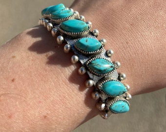 LA VIVIA STYLISH Pink GreenTurquoise Beadwork Beaded Cuff Bracelet Unisex Cowboy Western B40/14 LA VIVIA STYLISH Pink GreenTurquoise Beadwork Beaded Cuff Bracelet Unisex Cowboy Western B40/14