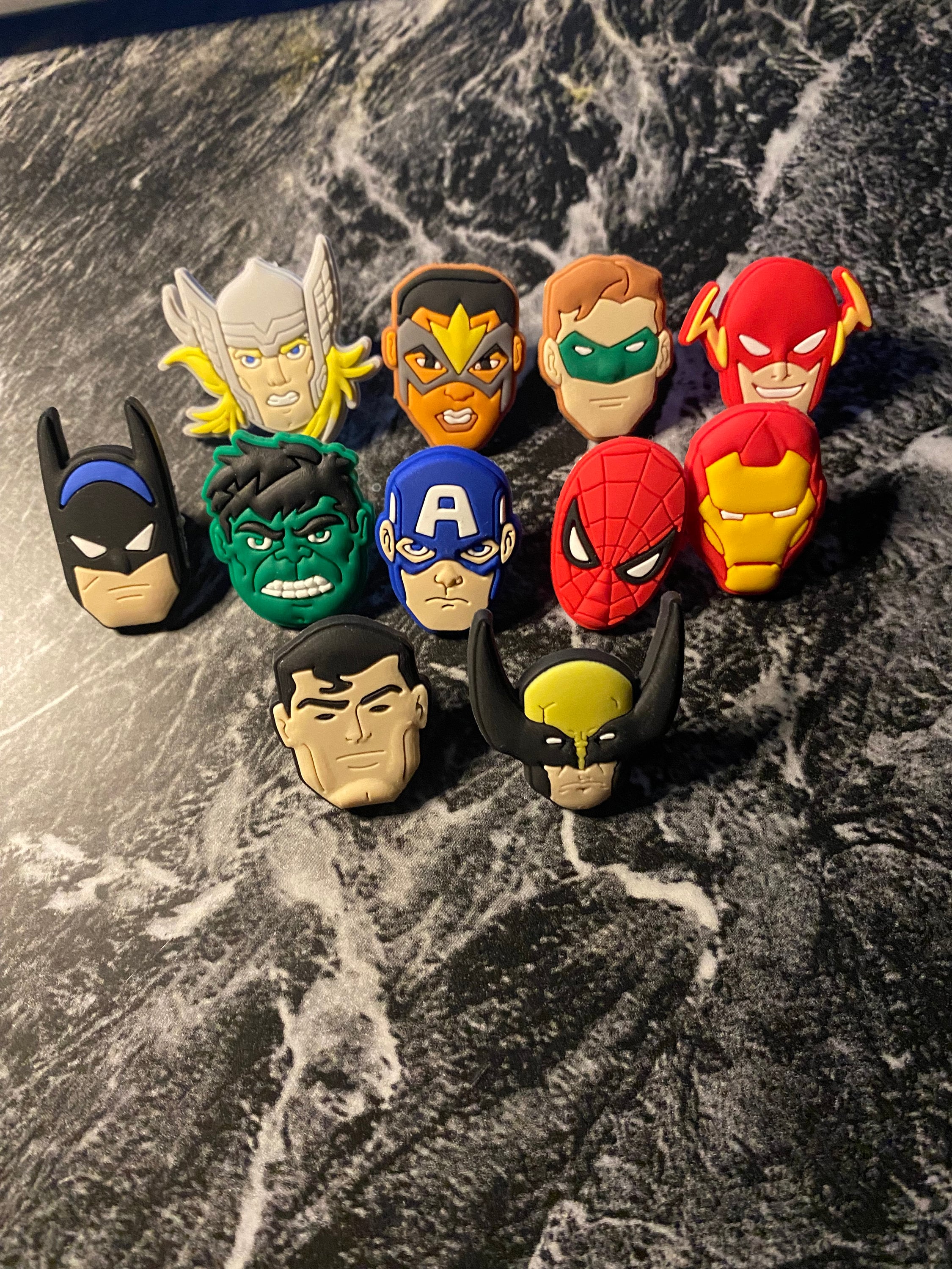 Boys Superhero & Pokemon Straw Toppers for Reusable Straws 