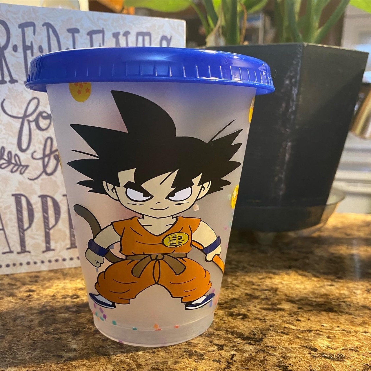 Taza reutilizable personalizada para niños Goku Dragon Ball Z - Etsy México Taza reutilizable personalizada para niños Goku Dragon Ball Z - Etsy México
