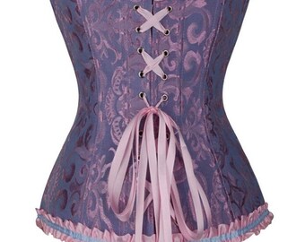 Purple Corset Etsy