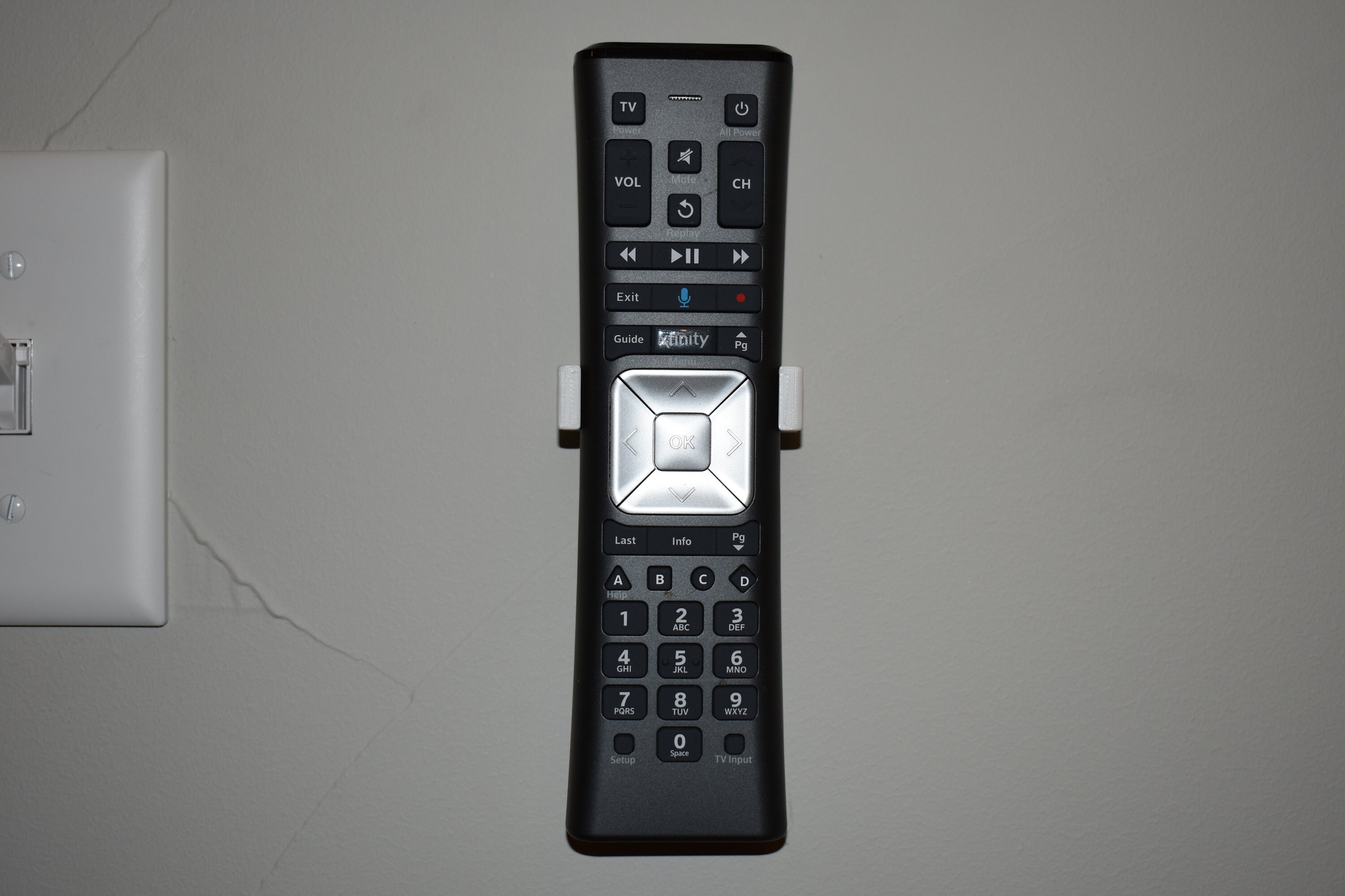 Wall Mounted Remote Control Holder 3D Printed Two Pack Etsy