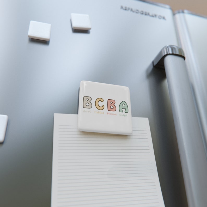 BCBA, ABA Graduation Gift: Porcelain Magnet for Behavior Therapists and ...