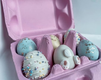 EASTER egg carton cake pops