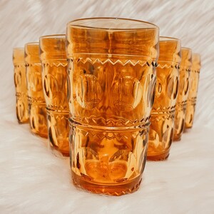 Vintage Indiana Glass King’s Crown Thumbprint Tumbler Glasses - Set of 11