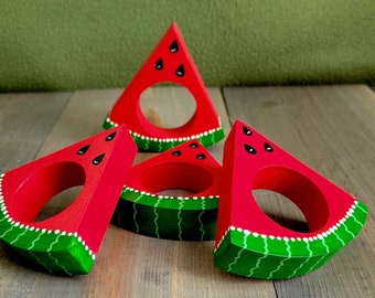 Watermelon Napkin Rings