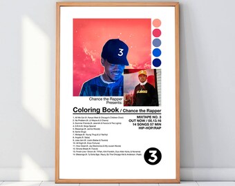 Download Chance The Rapper Coloring Book Etsy