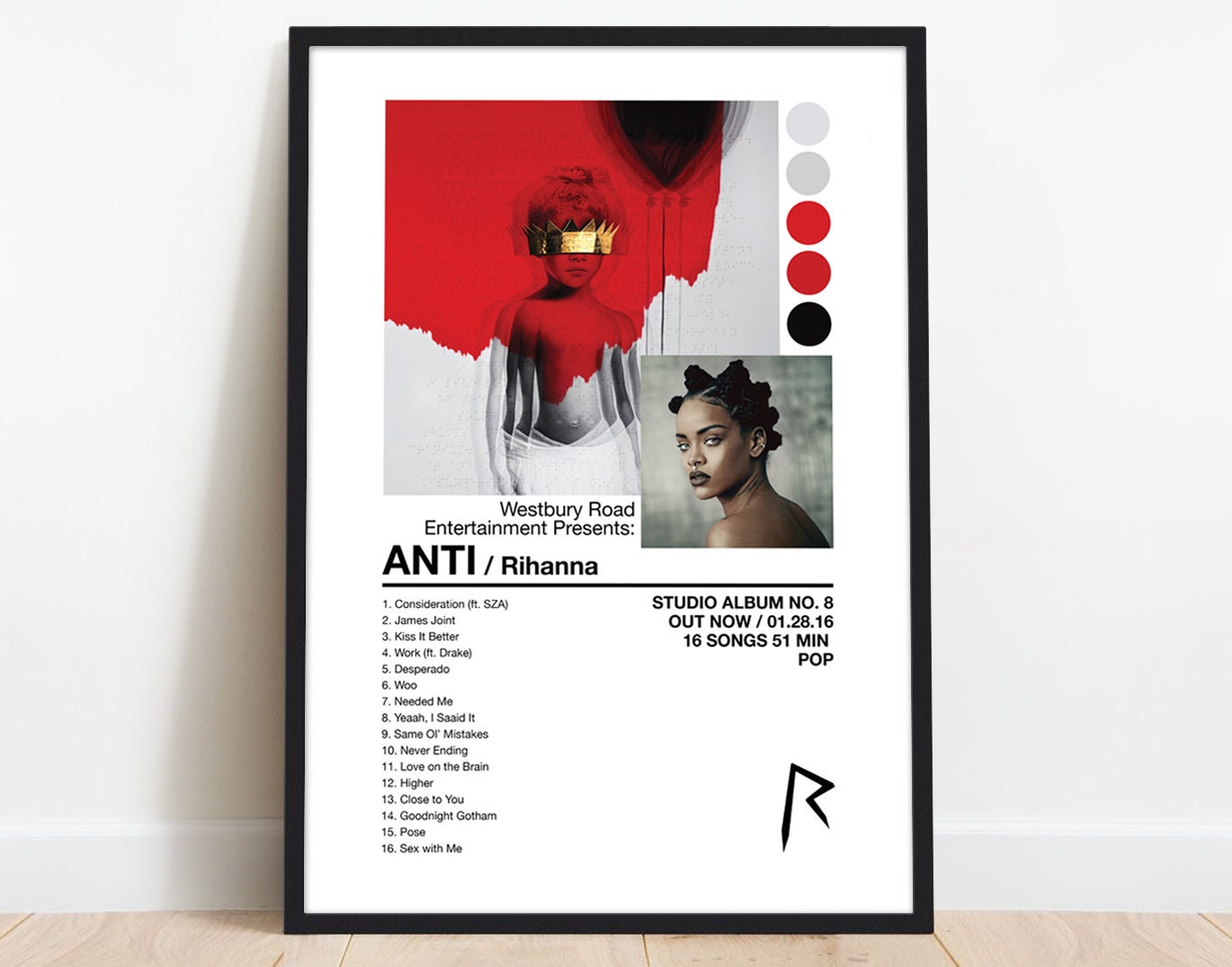 Rihanna Anti Poster Rihanna Print Anti Print Rihanna - Etsy