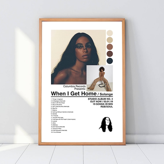 Solange When I Get Home Poster Solange a Seat the Etsy