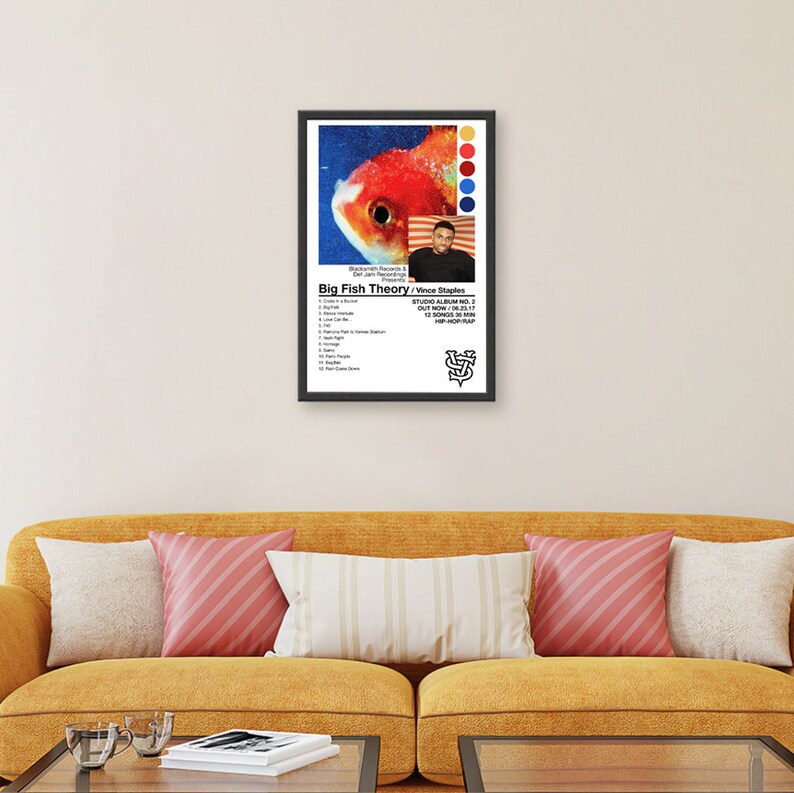 Vince Staples Big Fish Theory Poster Vince Staples Print Etsy