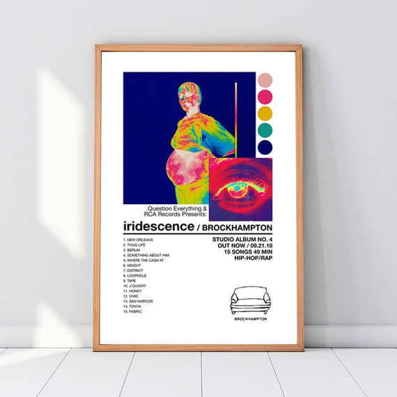 Brockhampton Iridescence Poster Brockhampton Poster - Etsy