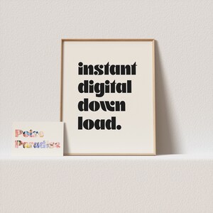Quirky Retro Poster Landscape Wall Art for Trendy Apartments - Funny Kitchen Poster - 'Chef Was Cute Would Eat Here Again' - Food Lover image 3