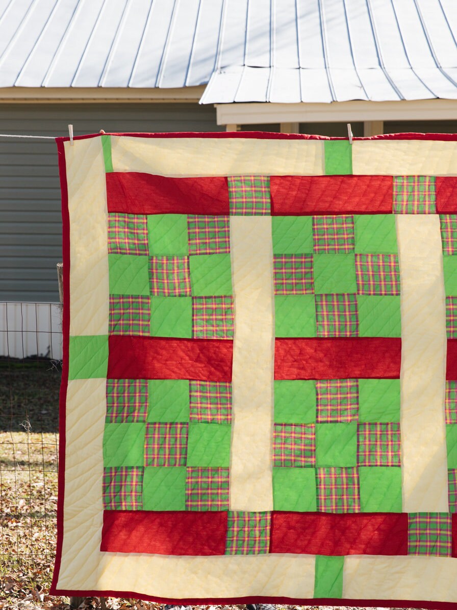 Handsewn Quilt Traditional Quilt Cotton Quilt Gee's Etsy