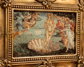 The Birth of Venus Cross Stitch Pattern