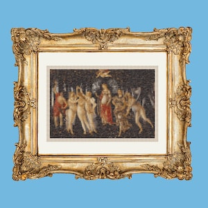 Botticelli Cross Stitch Pattern - Primavera - Tiny Cross Stitch