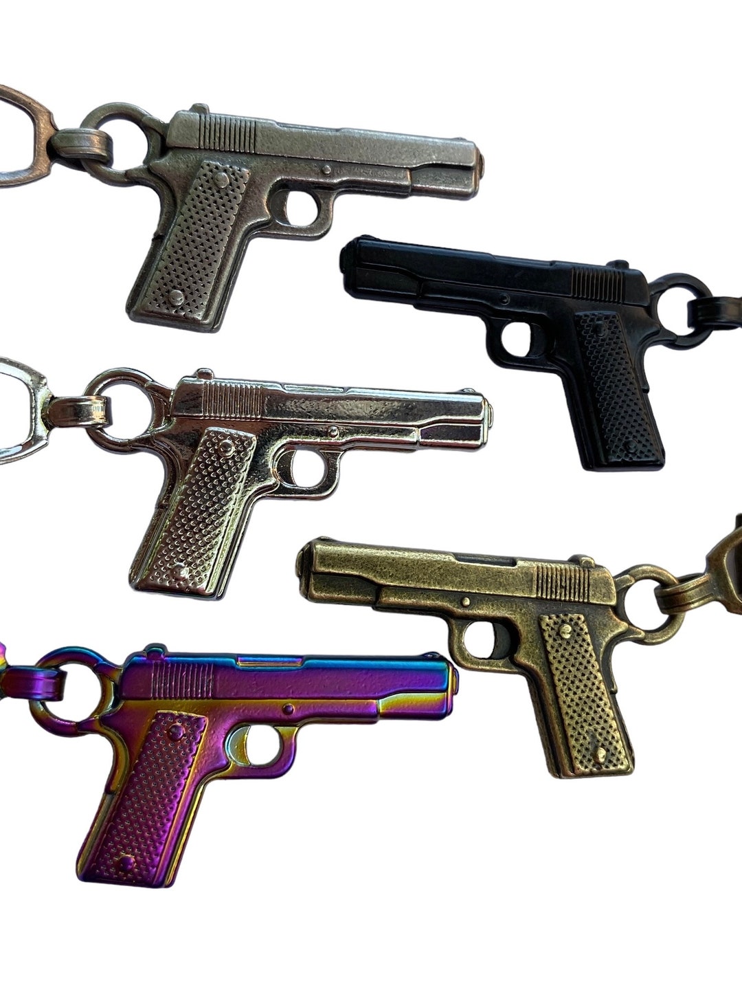 Gun Zipper Pull, 5 Pack, 5 Zipper Pull, Weapon Etsy
