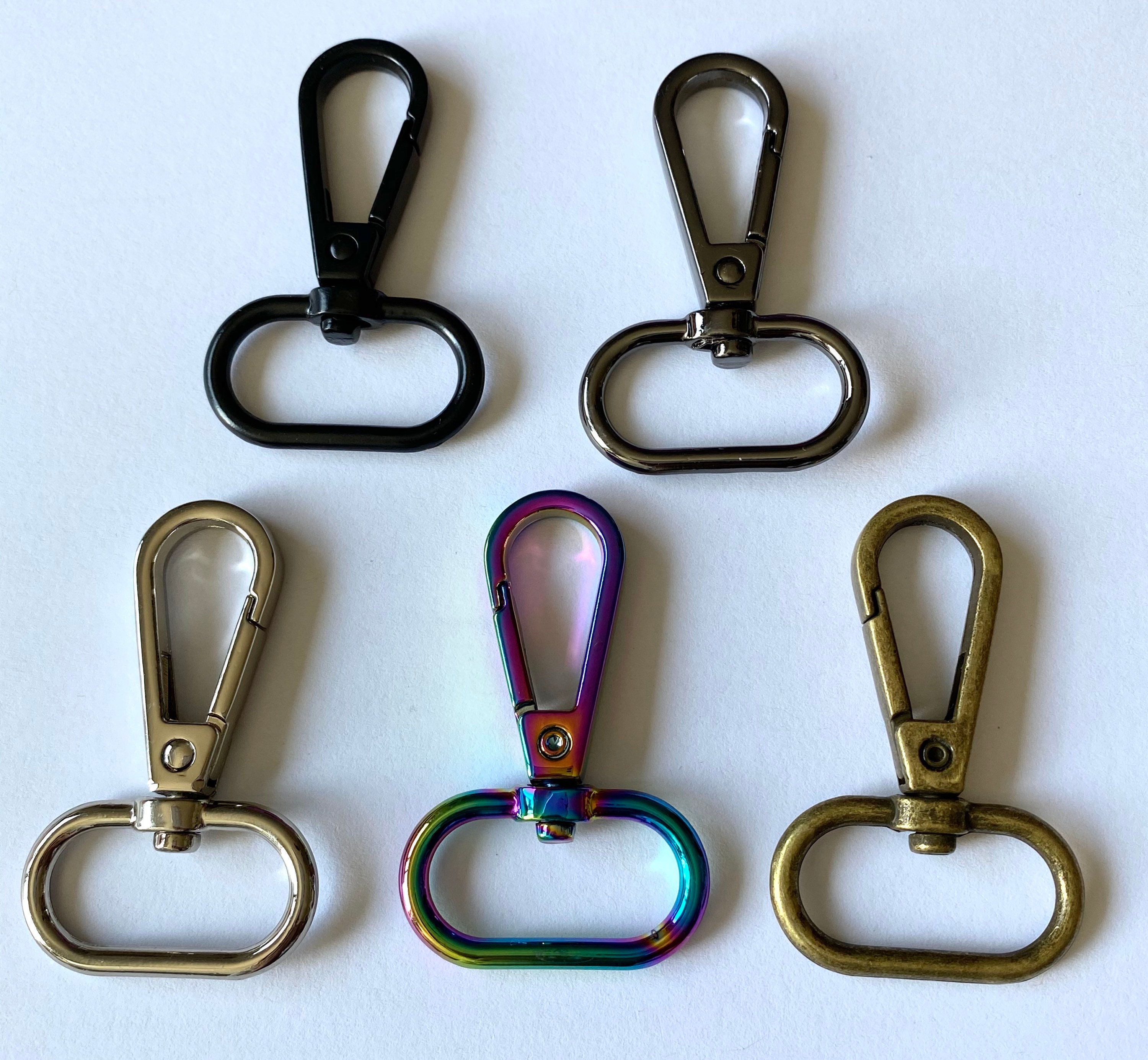 10pc Keychains With Clips, Bulk Key Rings With Clips, Key Ring With Swivel  Clasp, Custom Keyrings, Custom Key Rings, Bulk Wholesale Keyrings 