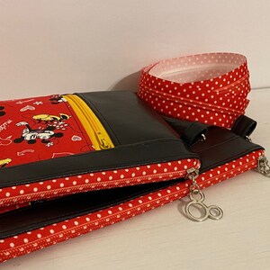 zipper tape with dots, red zipper, zipper by the yard, zipper tape, custom zipper tape, Size 5 zipper image 3