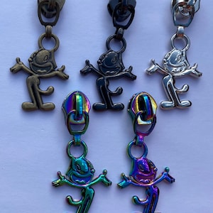 Cat zipper pull, Felix, 5 pack, #5 zipper pack, cartoon cat