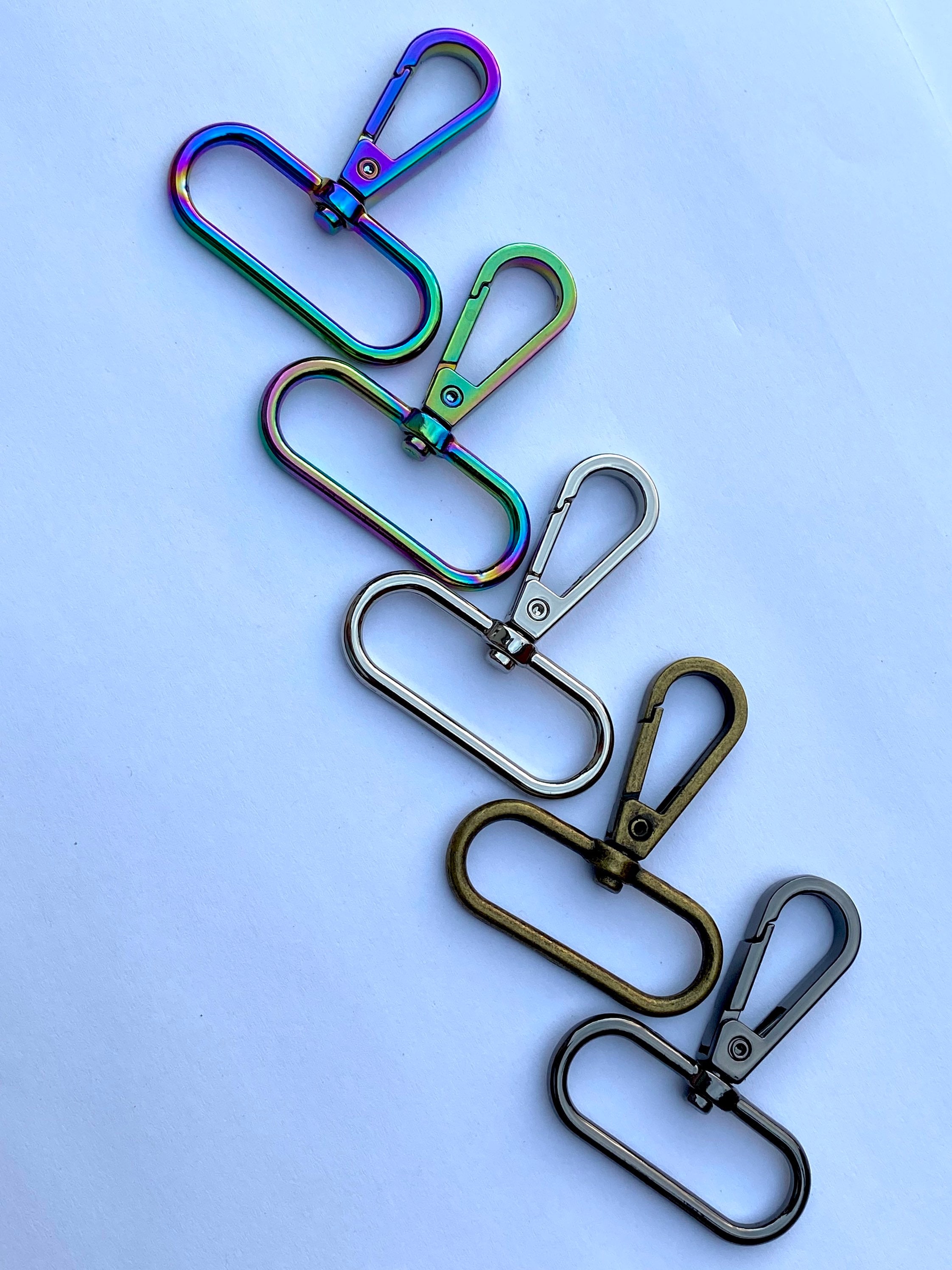 Swivel hook clasp (2 pack) in various sizes/colors * Idleblooms