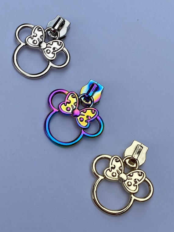 Minnie Mouse Zipper Pull 5 Pack 5 Zipper Pull Disney Etsy