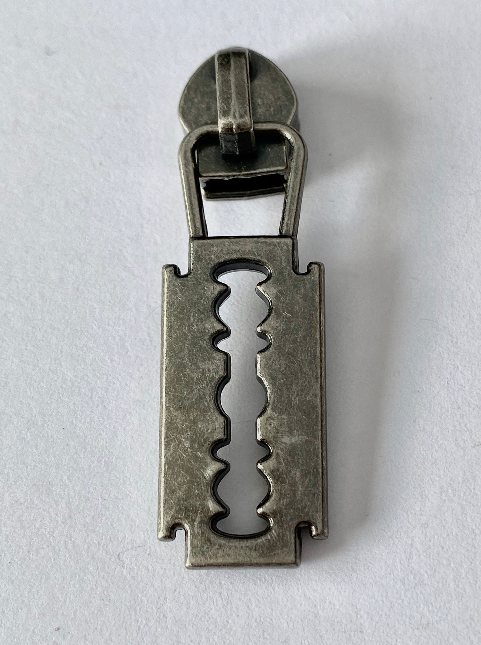 Razor Blade Zipper Pull 5 Zipper Pull Etsy