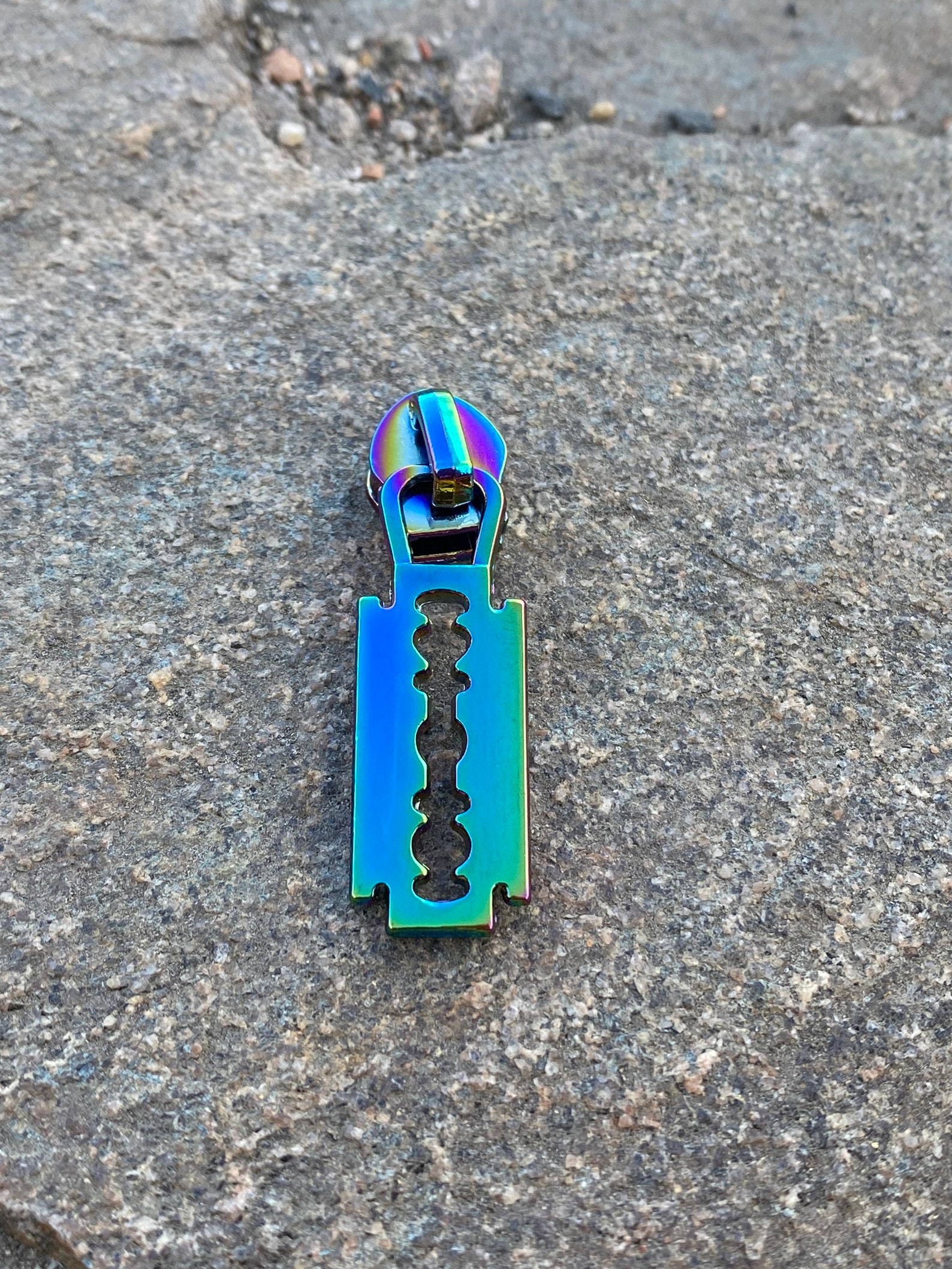 Razor Blade Zipper Pull 5 Zipper Pull Etsy