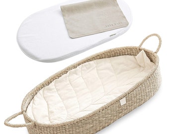 rattan baby changing table