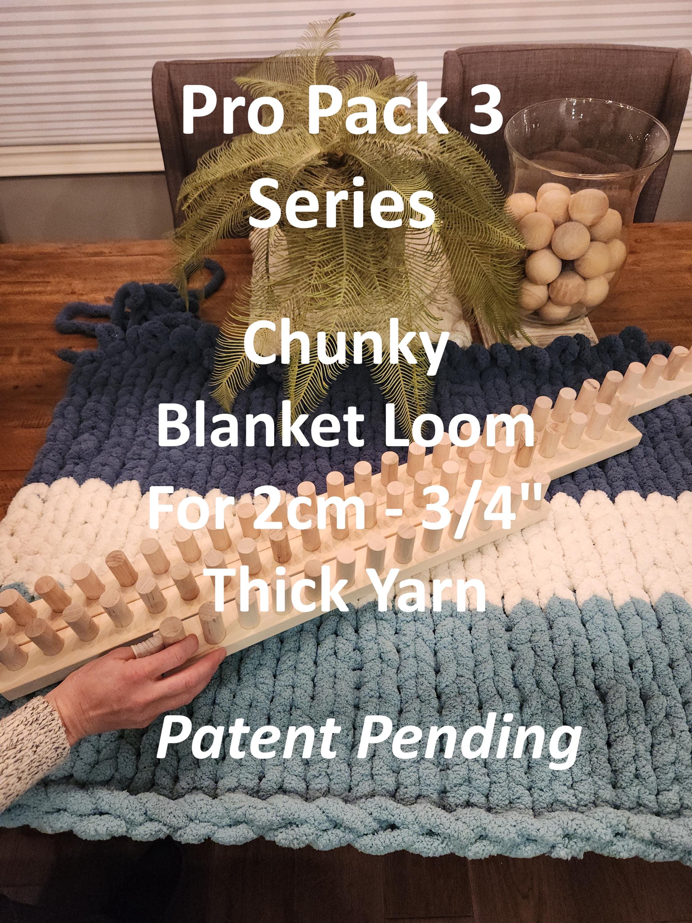 Chunky Knitting Blanket Loom, Holzstrickmaschine